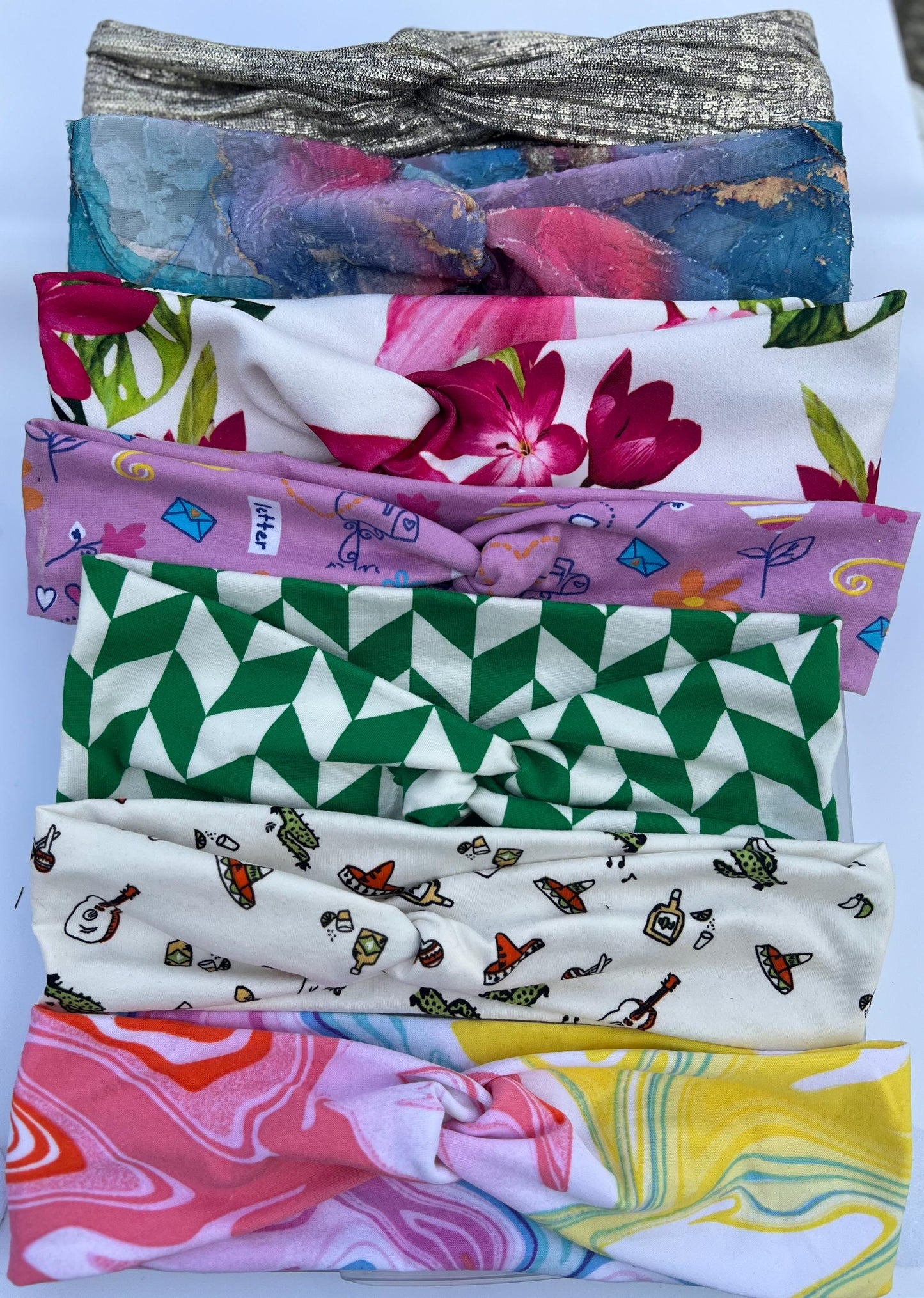 Vibrant Stretchy Wide Twist Headband – Boho Turban Style, Handmade in Canada | Soft Jersey Fabric