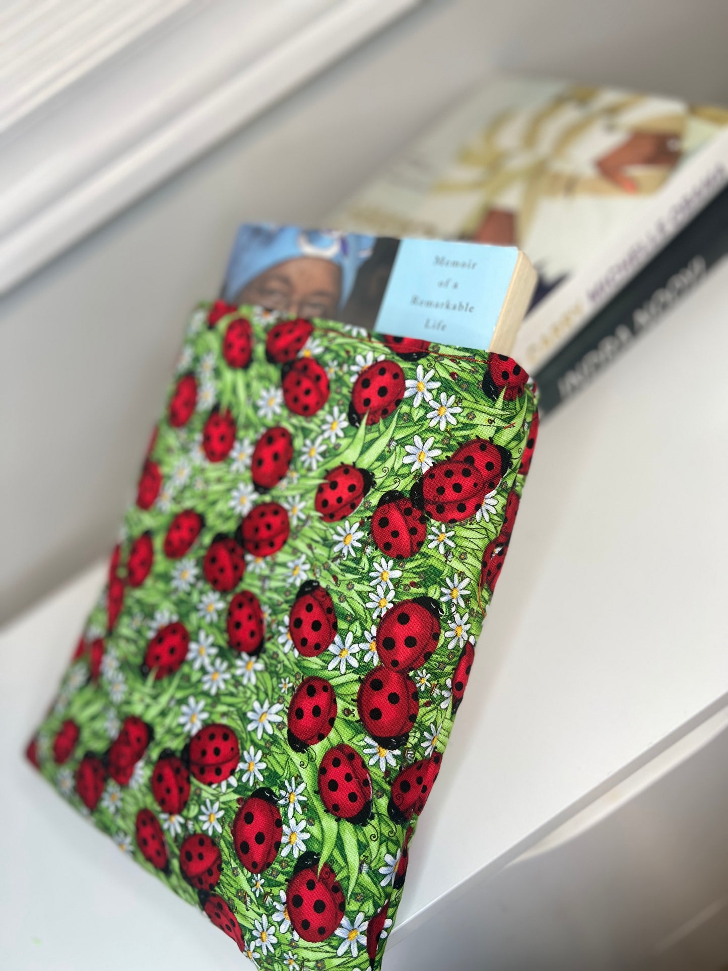 π Ladybug Book Sleeve | Handmade Kindle Case β Cute & Eco-Friendly