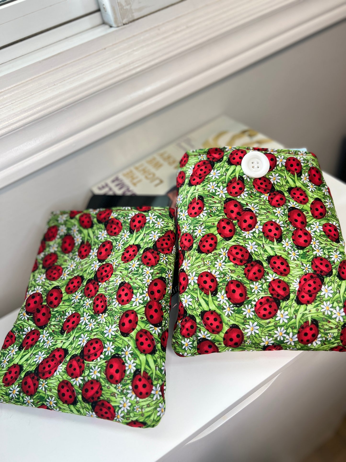 π Ladybug Book Sleeve | Handmade Kindle Case β Cute & Eco-Friendly