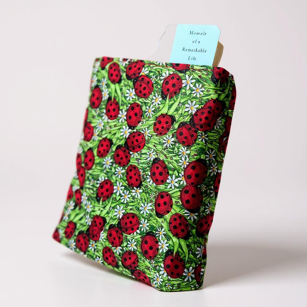 π Ladybug Book Sleeve | Handmade Kindle Case β Cute & Eco-Friendly