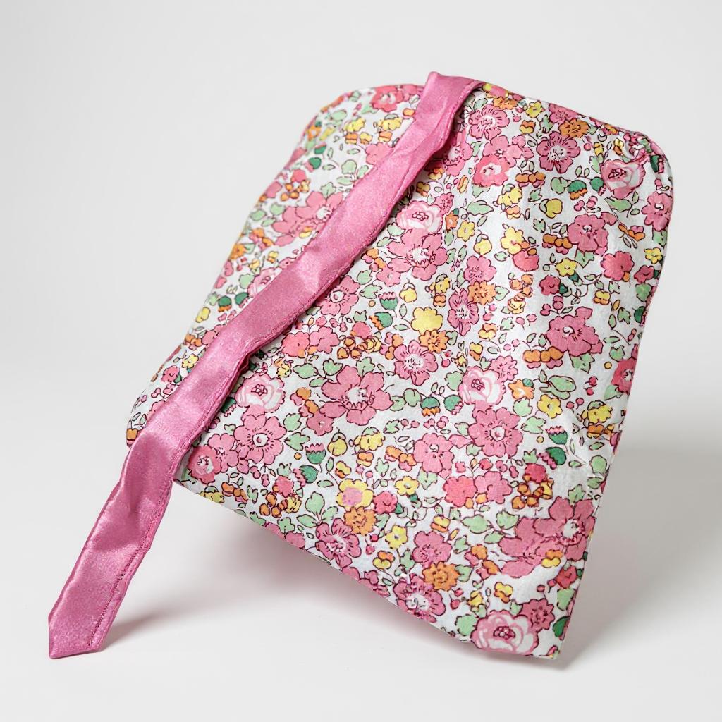 Plot Twist Pink Floral Book/E-Reader Sleeve – Handmade, Protective & Stylish