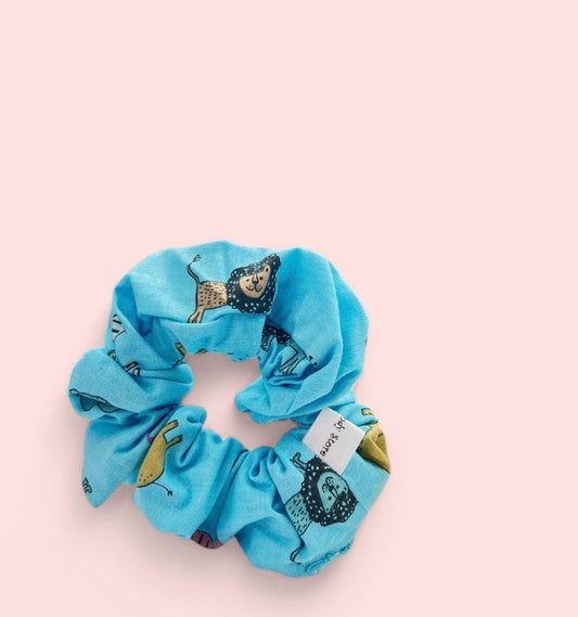 Animals, kids scrunchie, soft hair accessories