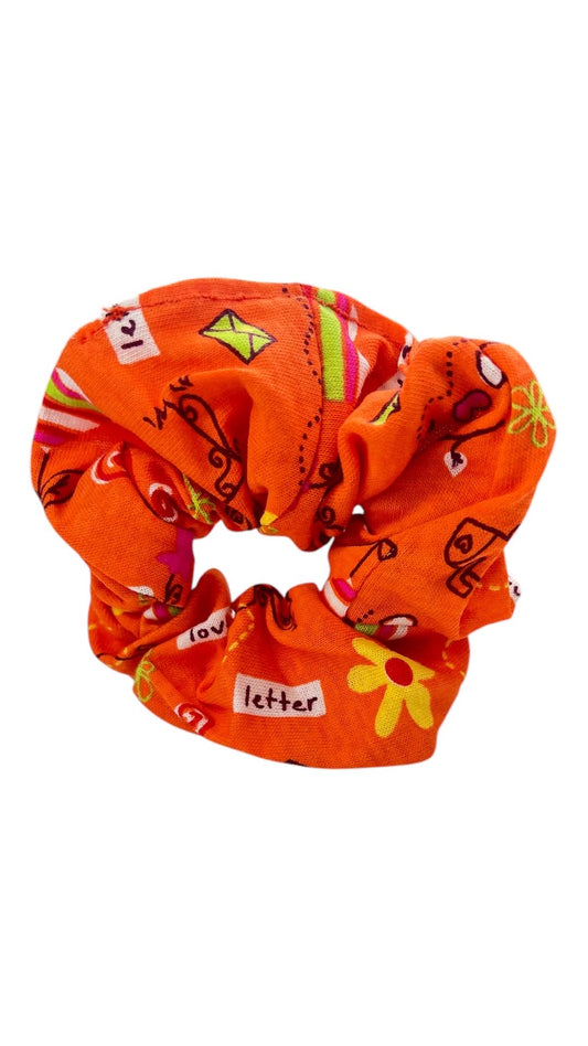 Letter scrunchie| bright colored scrunchies | mother's day gift for her|  Swag bags items