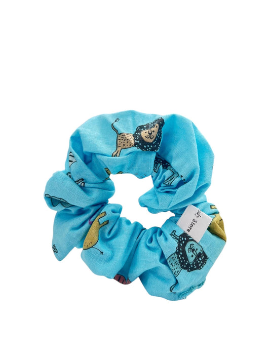 Animals, kids scrunchie, soft hair accessories