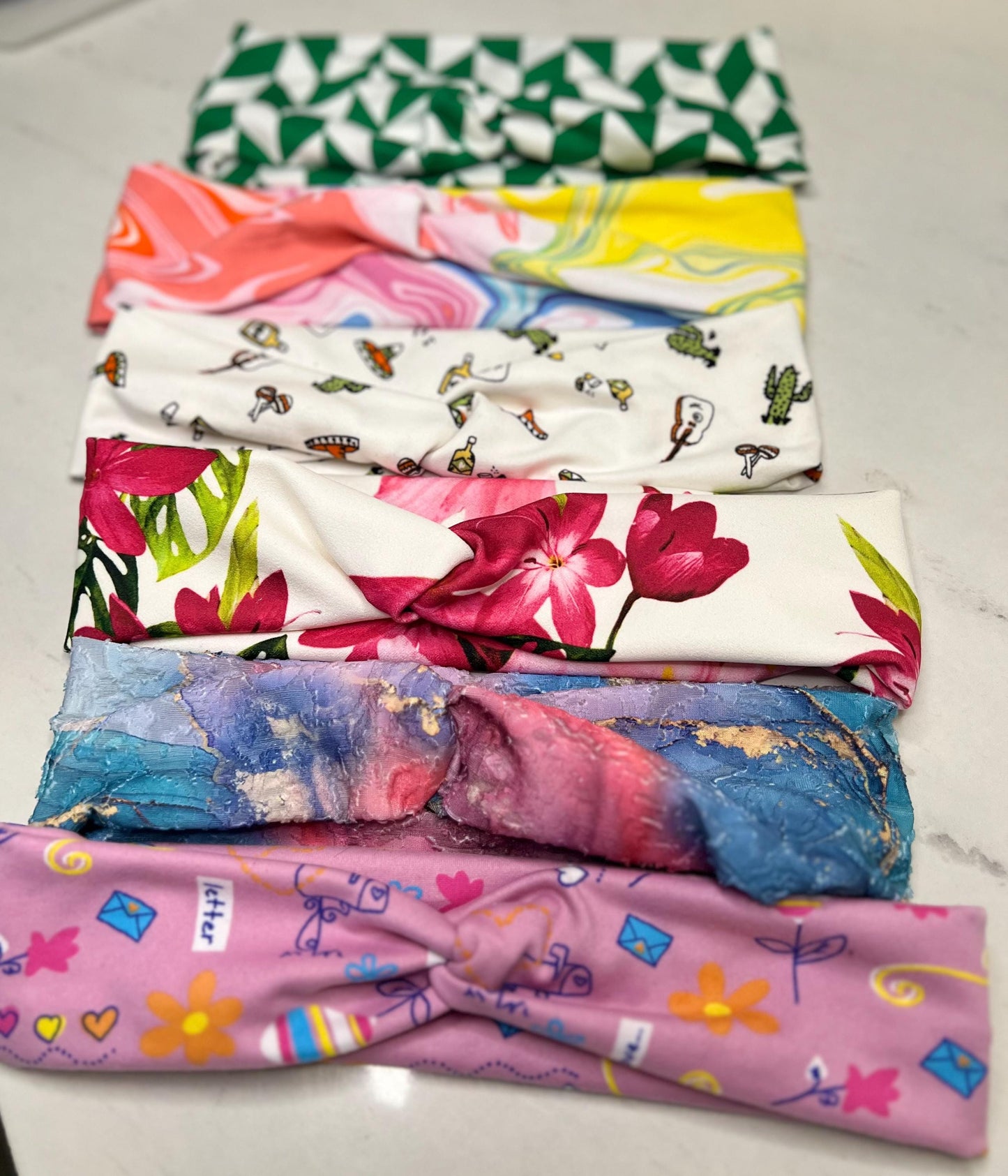 Green Twist Headband – Soft Jersey Fabric