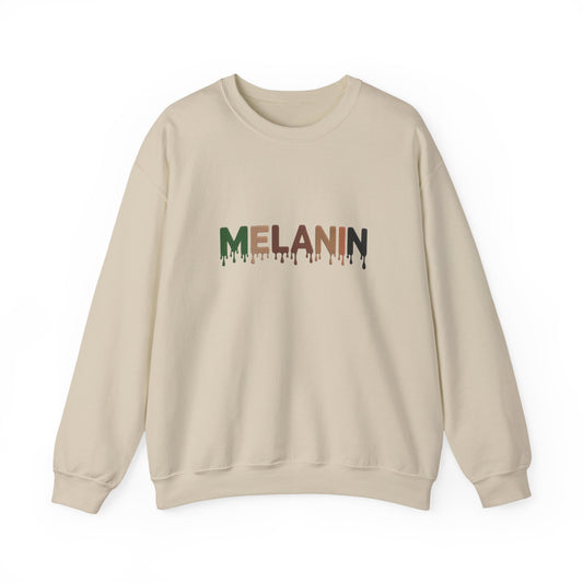 Melanin Sweatshirt – Black Girl Magic Melanin Drip Sweatshirt | Melanin Crewneck