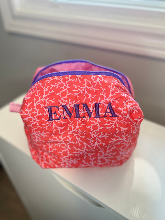 Emma Embroidered | Handmade & Personalized Pouch