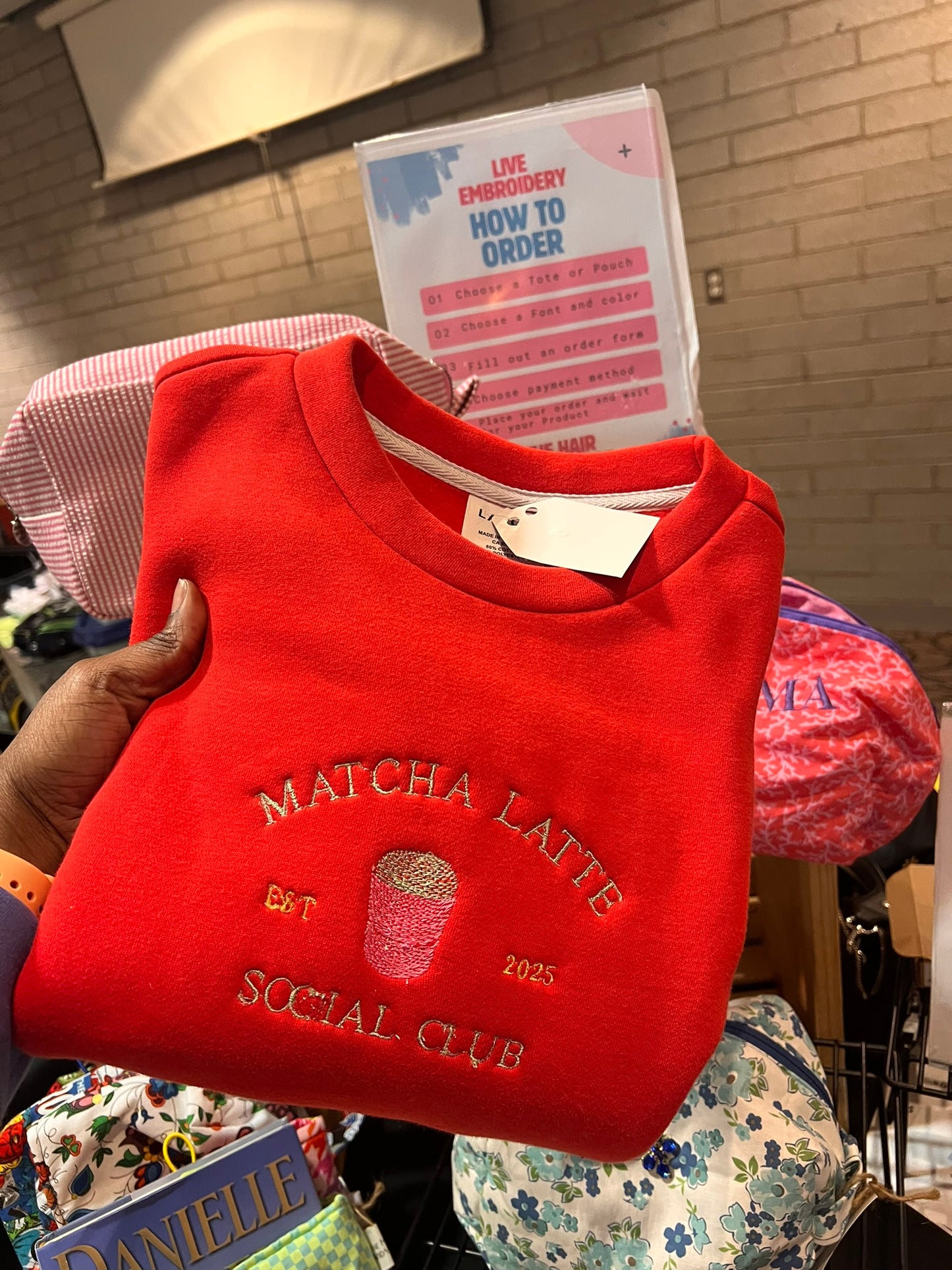 Matcha Embroidered Merch