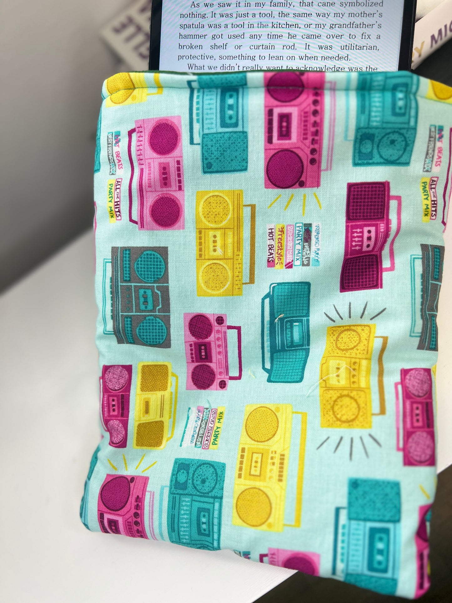 Music Book Sleeve | Handmade Kindle Case – Padded
