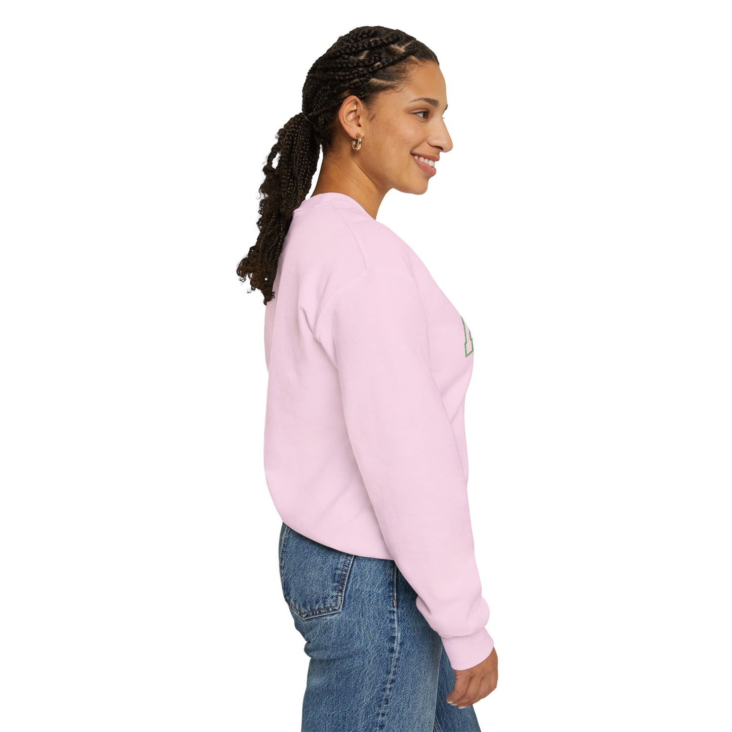 MAMA Bow Embroidered Sweatshirt