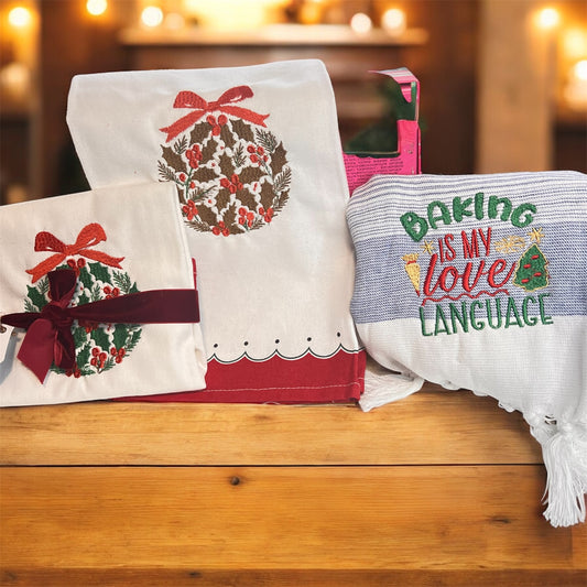 Embroidered Tea Towels