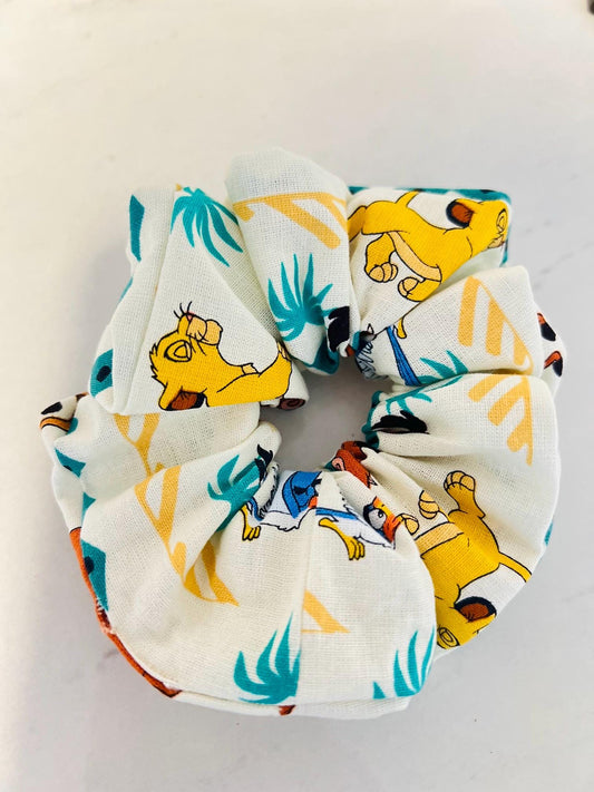 King of the Jungle Scrunchie Toddler Girl Hair Tie